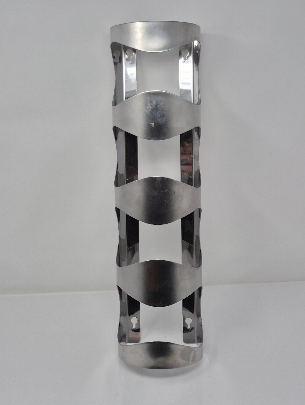 Ikea Vurm Stsinless Steel 4 Slot Wall Mount Wine Rack